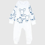 Little Puppies Long-Sleeved Footless Onesie - Ourkids - JOKY