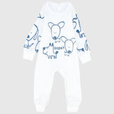 Little Puppies Long-Sleeved Footless Onesie - Ourkids - JOKY