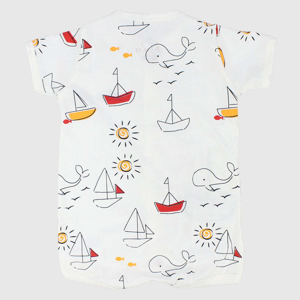 Little Sailor Short-Sleeved Romper - Ourkids - JOKY