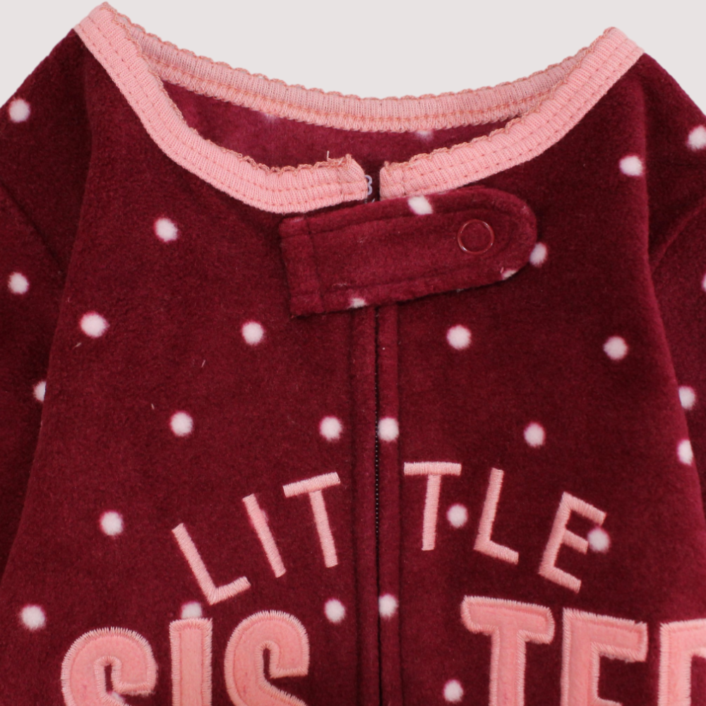 Little Sister Long-Sleeved Baby Footie - Ourkids - Carter's