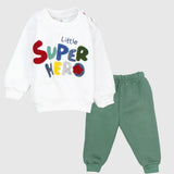 Little Super Hero Long-Sleeved Fleeced Pajama - Ourkids - JOKY