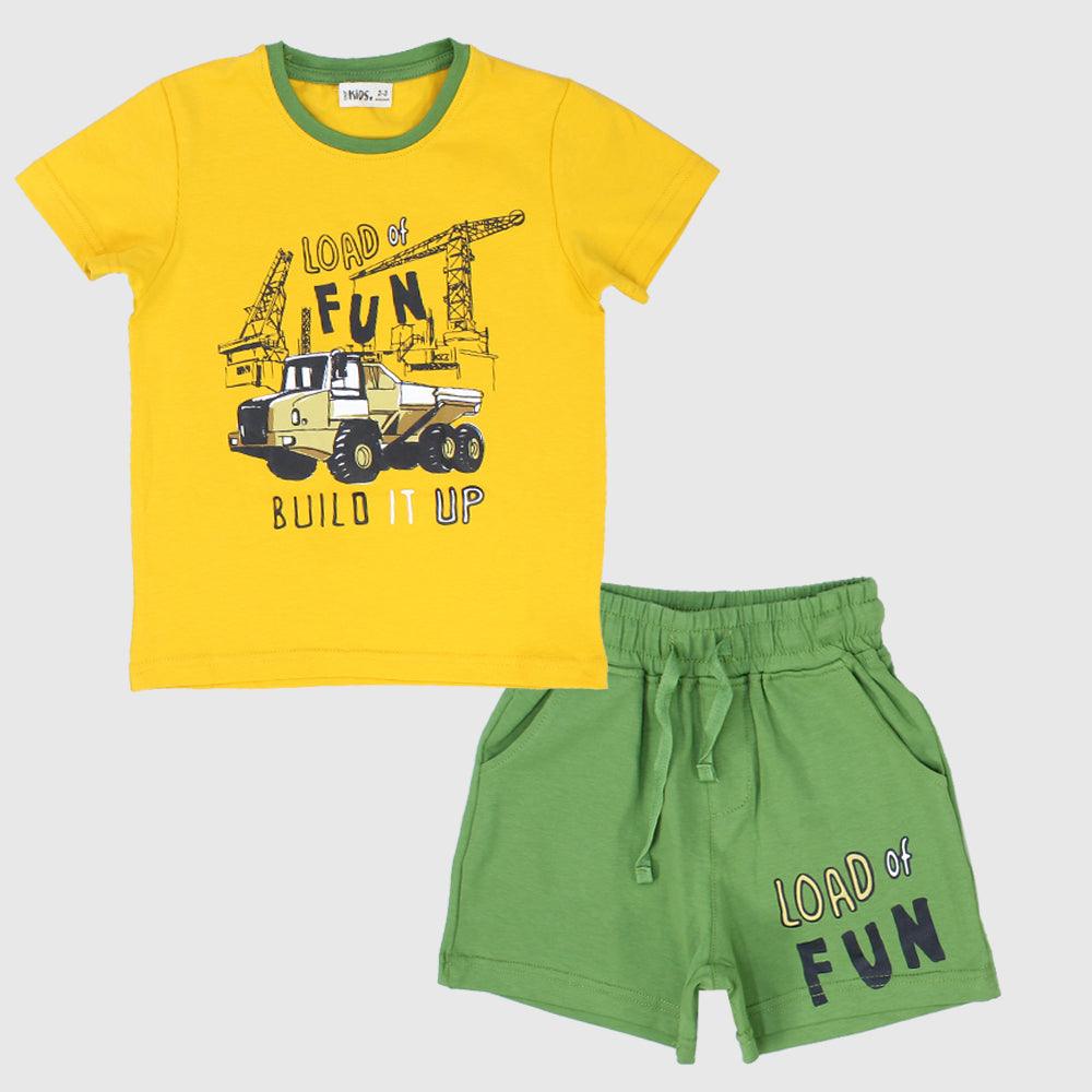 Load Of Fun Short-Sleeved Pajama - Ourkids - Ourkids