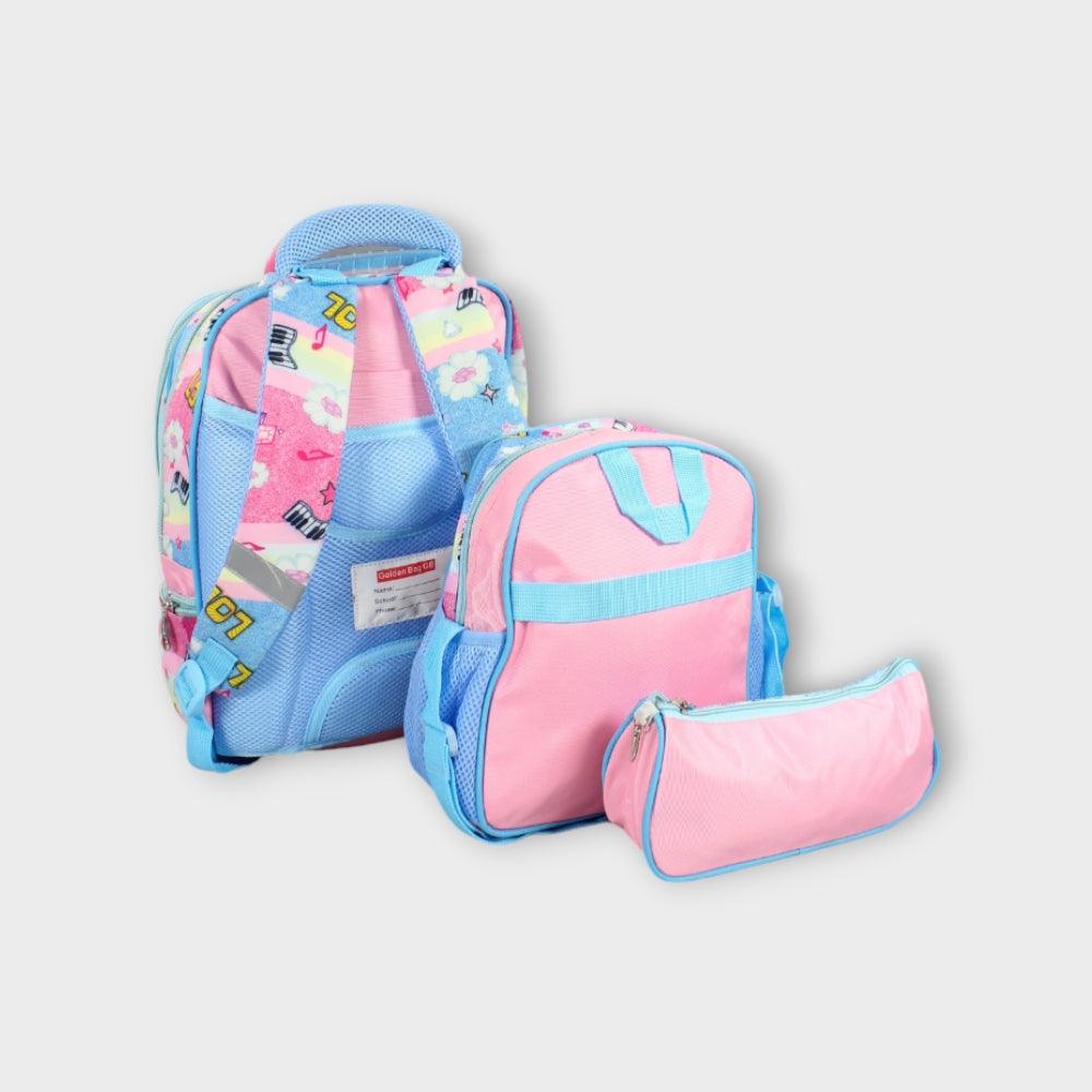 LOL 15 Inches School Set - Ourkids - Golden Bag