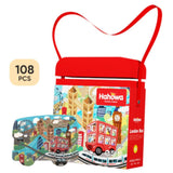 London Bus Puzzle (108 Pieces) - Ourkids - Hahowa