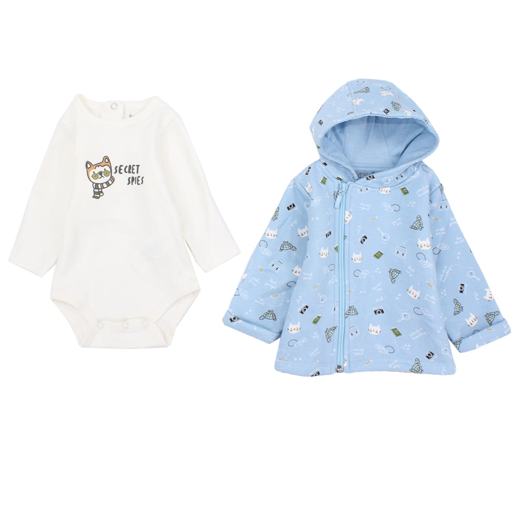 Long-Sleeved 3-Piece Pajama - Ourkids - Junior