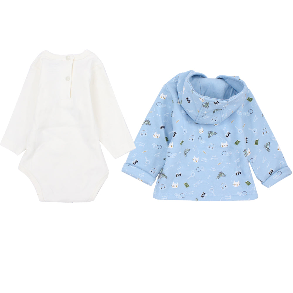 Long-Sleeved 3-Piece Pajama - Ourkids - Junior