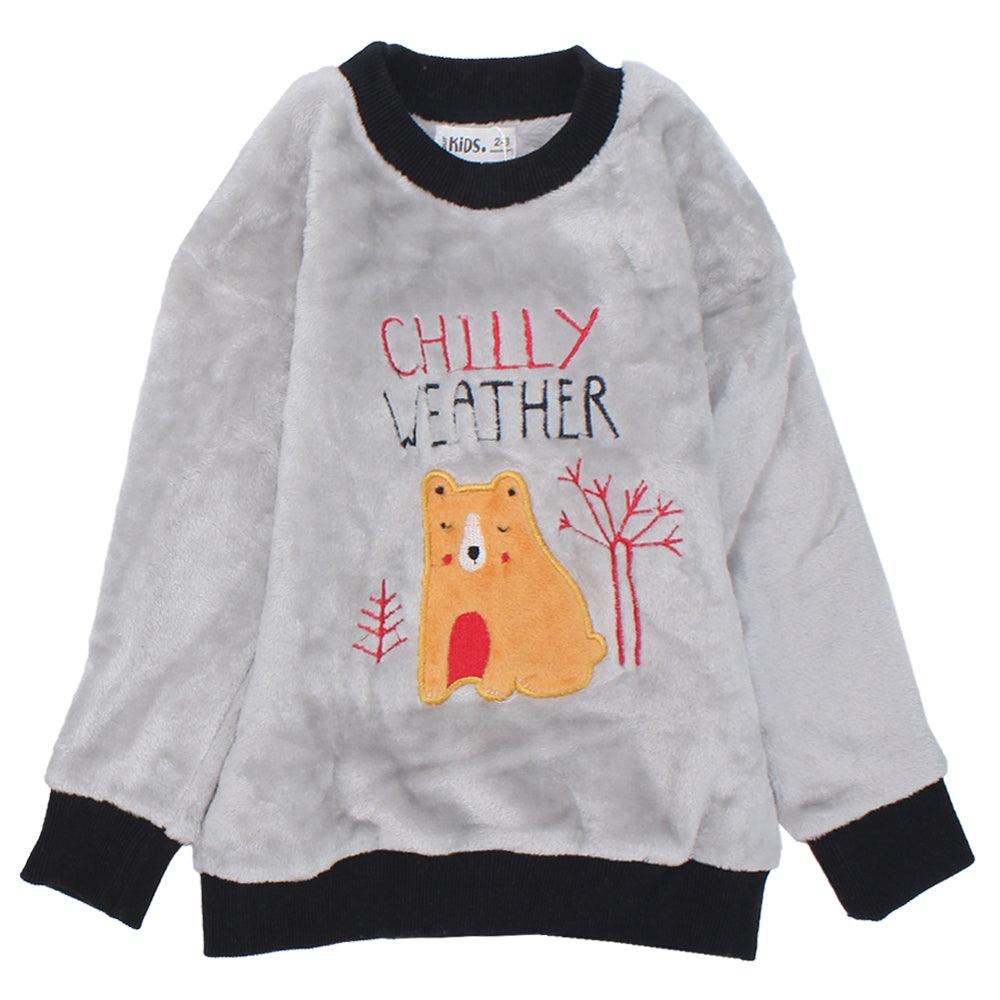 Long-Sleeved Chilly Weather Velvet Pajama - Ourkids - Ourkids