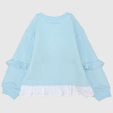 Long-Sleeved Cropped Sweatshirt - Ourkids - Quokka