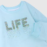 Long-Sleeved Cropped Sweatshirt - Ourkids - Quokka