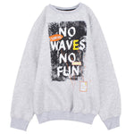 Long-Sleeved Fleeced Fun Waves Pajama - Ourkids - Rosso