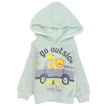 Long-Sleeved Fleeced Hooded Animal Ride Pajama - Ourkids - Rosso