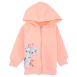 Long-Sleeved Fleeced Hooded Baby Kuala Pajama - Ourkids - Rosso