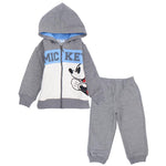 Long-Sleeved Fleeced Hooded Mickey Mouse Pajama - Ourkids - Morenella