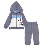 Long-Sleeved Fleeced Hooded Mickey Mouse Pajama - Ourkids - Morenella