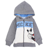 Long-Sleeved Fleeced Hooded Mickey Mouse Pajama - Ourkids - Morenella