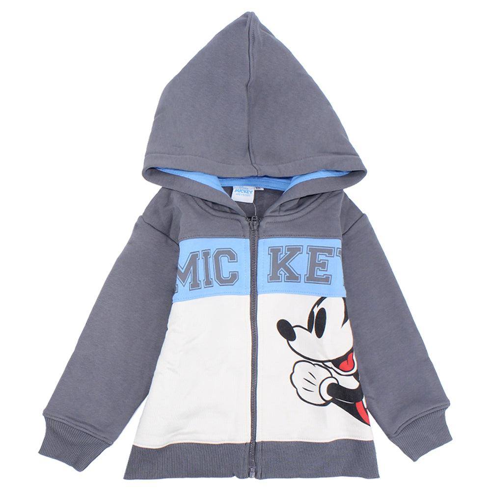 Long-Sleeved Fleeced Hooded Mickey Mouse Pajama - Ourkids - Morenella