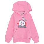 Long-Sleeved Fleeced Hooded Romantic Panda Pajama - Ourkids - Rosso