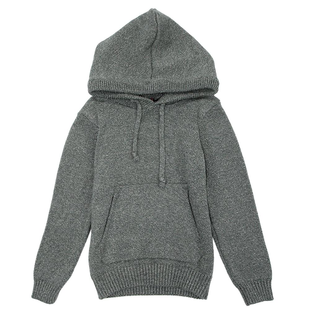 Long-Sleeved Fleeced Hoodie - Ourkids - Faf Kids