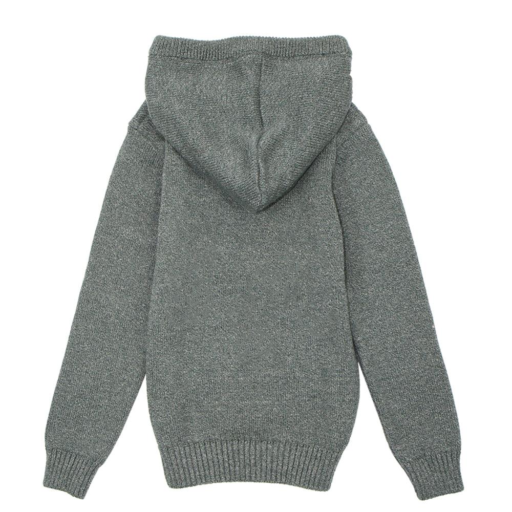 Long-Sleeved Fleeced Hoodie - Ourkids - Faf Kids