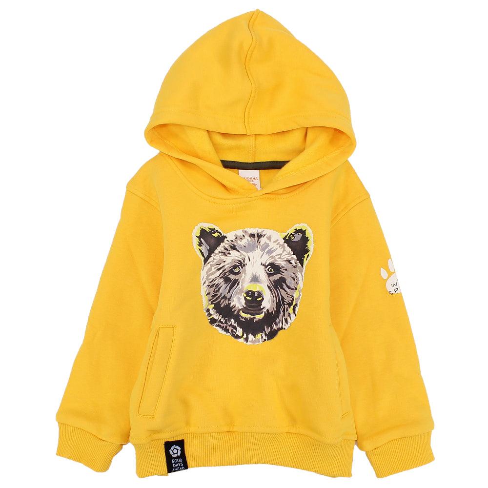 Long-Sleeved Fleeced Hoodie - Ourkids - Quokka