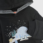 Long-Sleeved Fleeced Printed Hoodie - Ourkids - Quokka