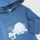 Long-Sleeved Fleeced Printed Hoodie - Ourkids - Quokka