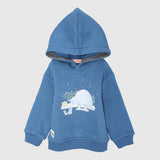 Long-Sleeved Fleeced Printed Hoodie - Ourkids - Quokka