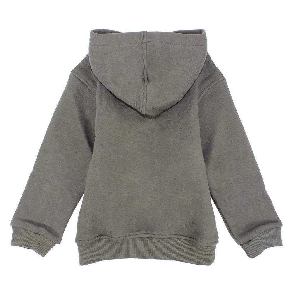 Long-Sleeved Fleeced Printed Hoodie - Ourkids - Quokka