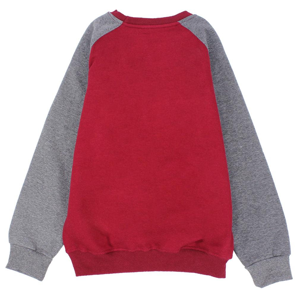 Long-Sleeved Fleeced Rosso Authentic Pajama - Ourkids - Rosso