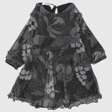 Long-Sleeved Flowery Dress - Ourkids - Playmore