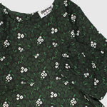 Long-Sleeved Green Flowers Dress - Ourkids - Playmore