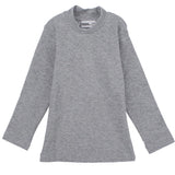 Long-Sleeved Half-Collar T-Shirt - Ourkids - Ourkids