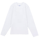 Long-Sleeved Half-Collar White T-Shirt - Ourkids - Morenella