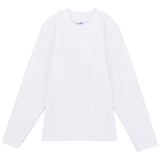 Long-Sleeved Half-Collar White T-Shirt - Ourkids - Morenella