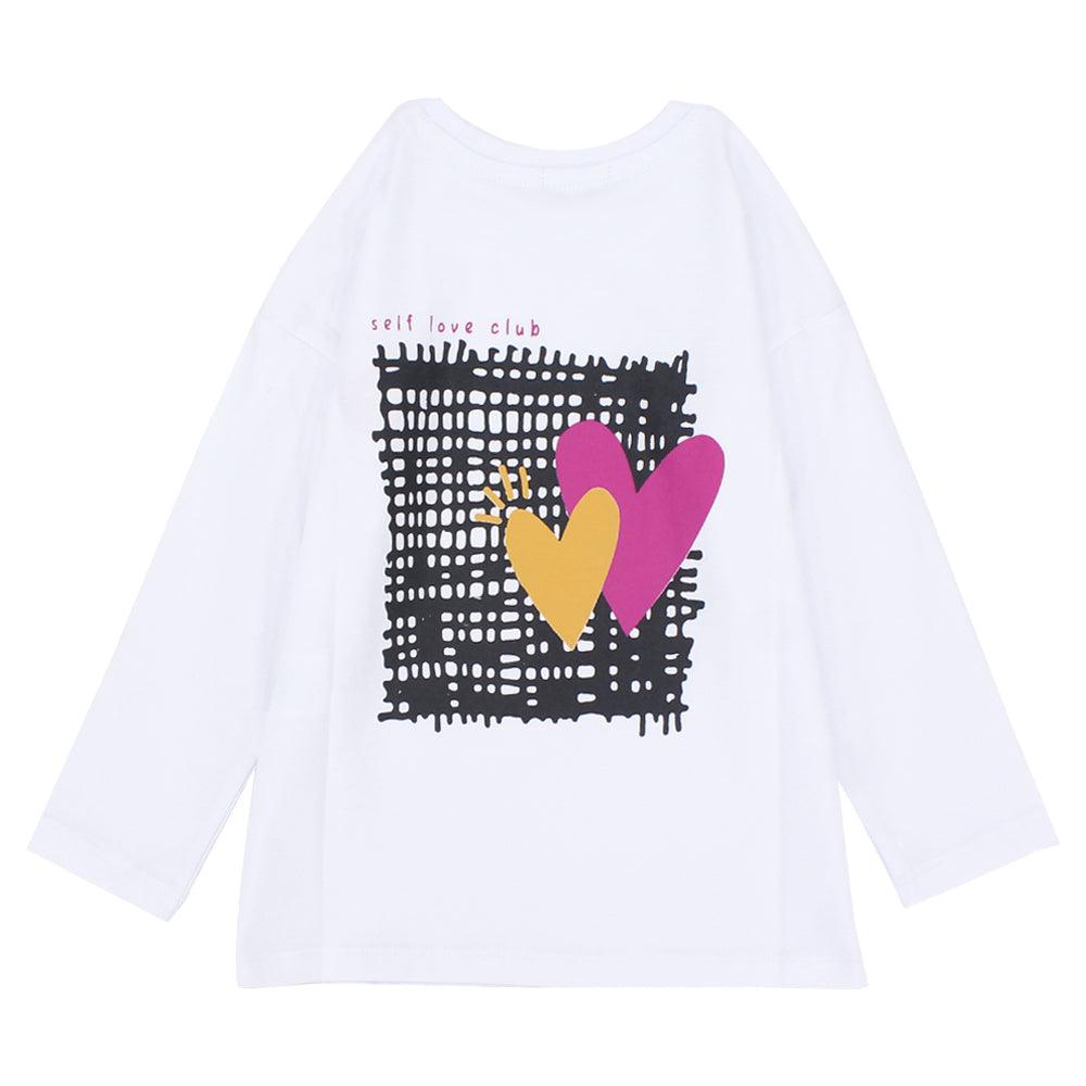 Long-Sleeved Hearts T-shirt - Ourkids - Playmore