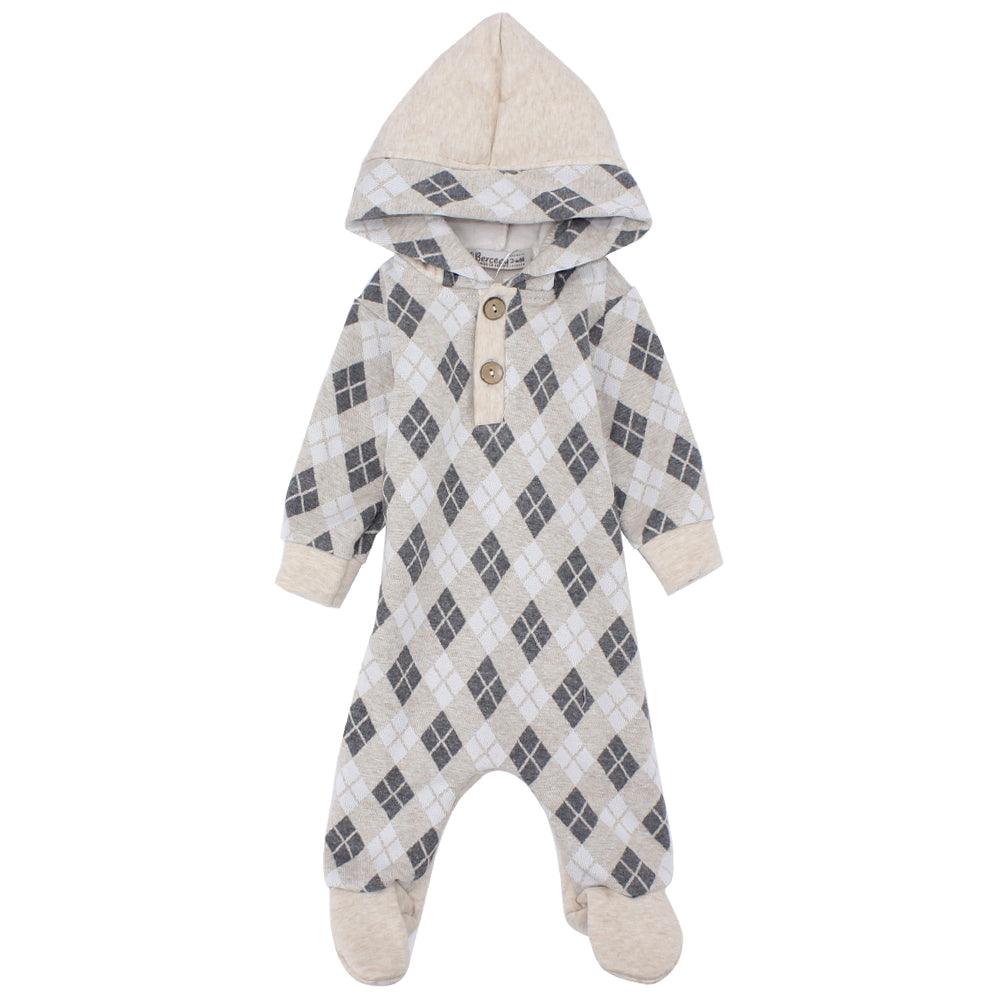 Long-Sleeved Hooded Baby Footie - Ourkids - Berceau