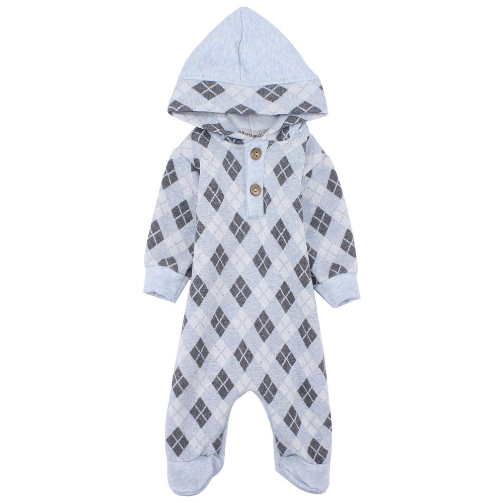 Long-Sleeved Hooded Baby Footie - Ourkids - Berceau