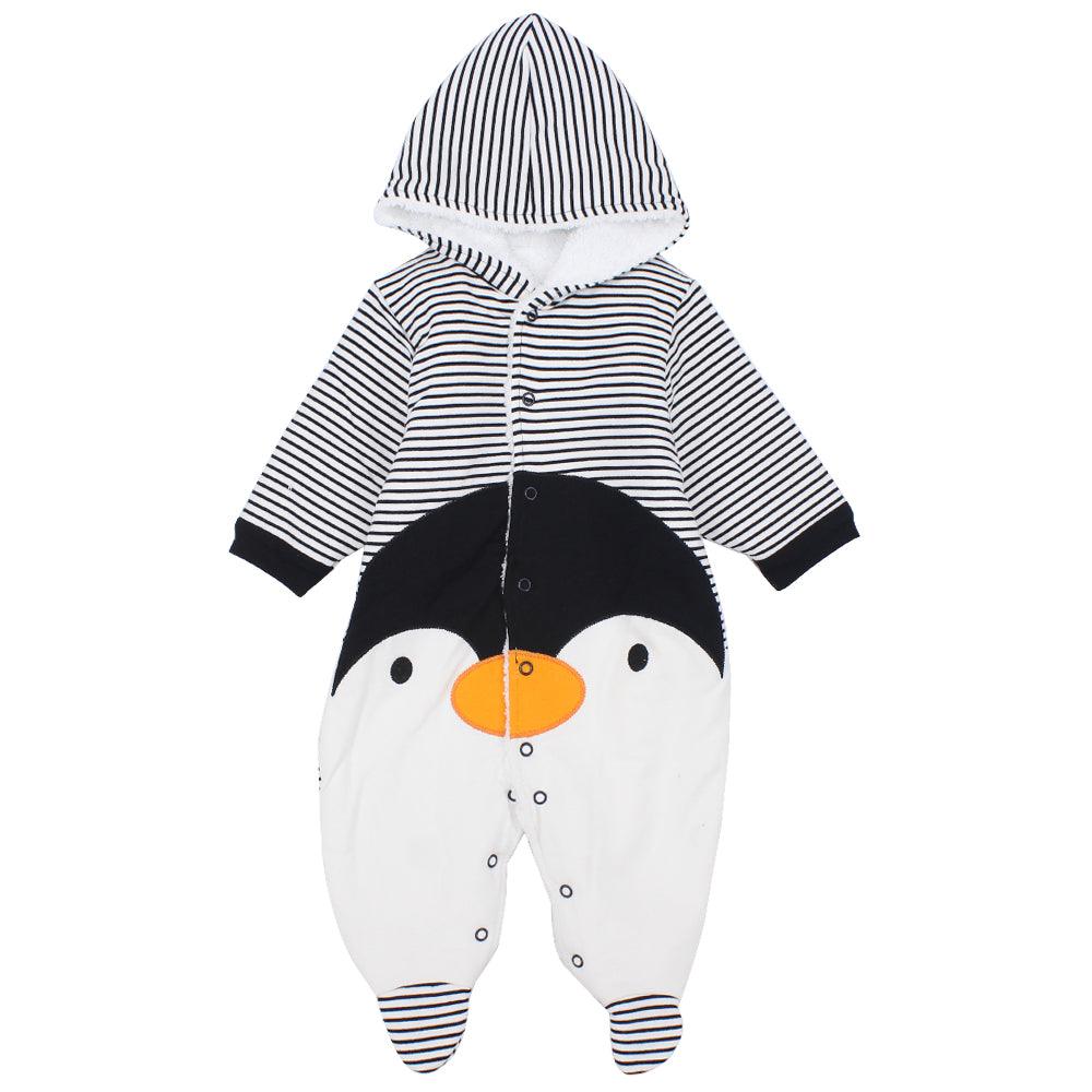 Long-Sleeved Hooded Baby Penguin Footie - Ourkids - Al Sayad