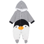 Long-Sleeved Hooded Baby Penguin Footie - Ourkids - Al Sayad