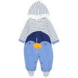 Long-Sleeved Hooded Baby Penguin Footie - Ourkids - Al Sayad