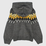 Long-Sleeved Hooded Knit Jacket - Ourkids - Quokka