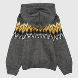 Long-Sleeved Hooded Knit Jacket - Ourkids - Quokka