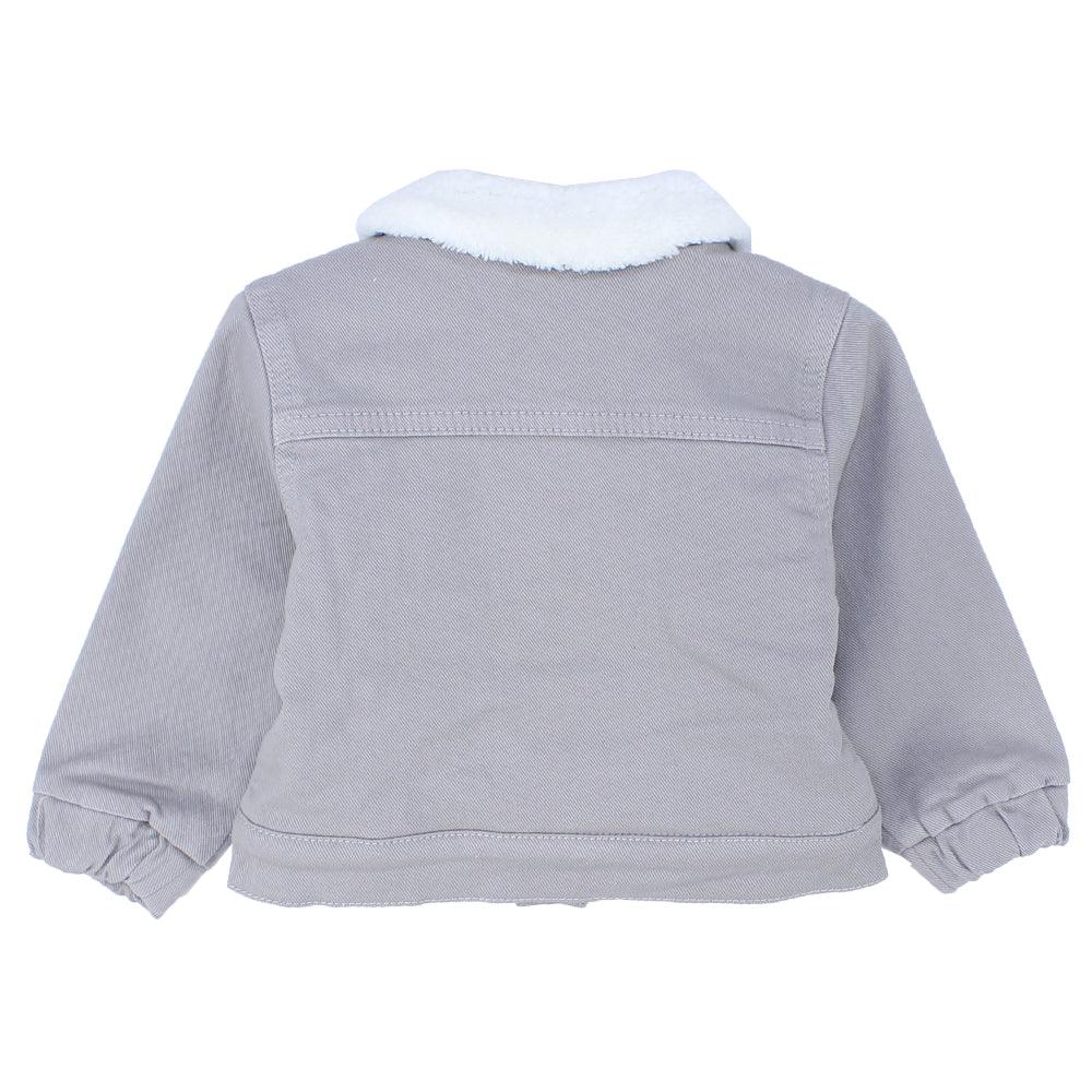 Long-Sleeved Jacket With Front Pockets - Ourkids - Pompelo