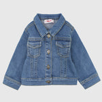 Long-Sleeved Jean Jacket - Ourkids - Pompelo