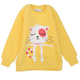 Long-Sleeved Kitten Fleeced Pajama - Ourkids - Ourkids