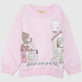 Long-Sleeved Kitten House Sweatshirt - Ourkids - Quokka