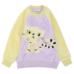 Long-Sleeved Kitten Velvet Pajama - Ourkids - Ourkids