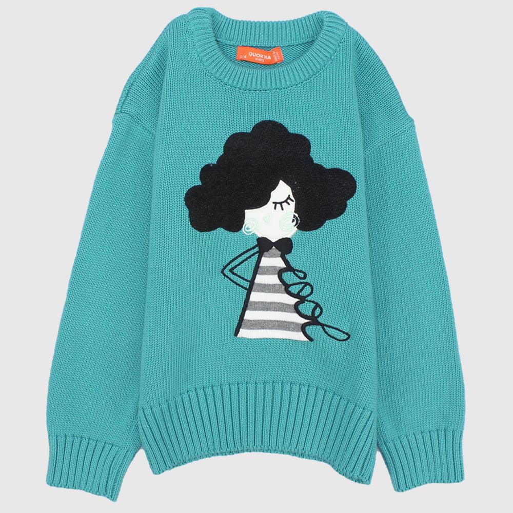 Long-Sleeved Knit Pullover - Ourkids - Quokka