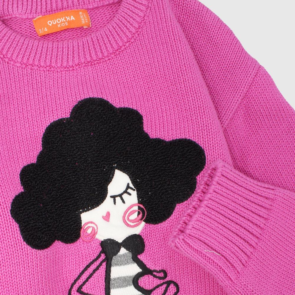 Long-Sleeved Knit Pullover - Ourkids - Quokka