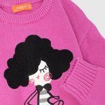 Long-Sleeved Knit Pullover - Ourkids - Quokka